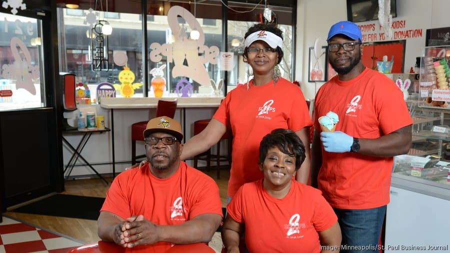 2 Scoops Ice Cream Eatery in St. Paul - Black-Owned business