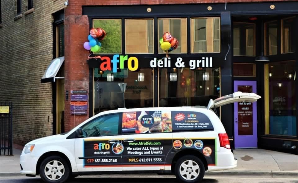 Afro Deli & Grill in Minneapolis - Black-Owned business